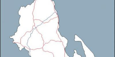 Kart over Malawi skissere kart
